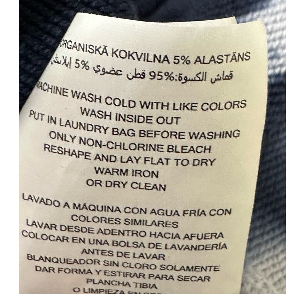 Michael Kors blue white tie dye organic cotton short sleeves dress size XL - Picture 5 of 12